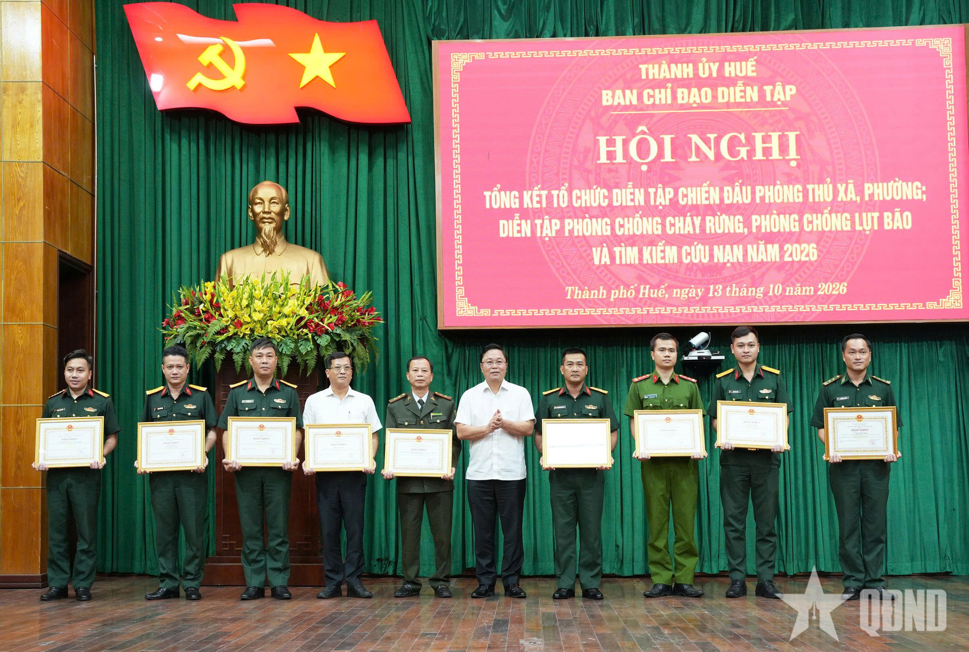 Thành phố Huế hoàn thành tốt công tác diễn tập chiến đấu phòng thủ